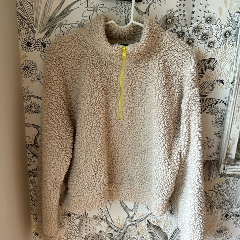 Sherpa Half zip Pullover